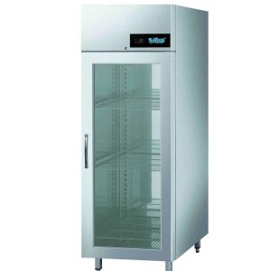 SZAFA MROŹNICZA NIERDZEWNA PREMIUM RILLING LINIA 690 PRZESZKLONA, 695X810X2020mm, 5,7 kWh/24h