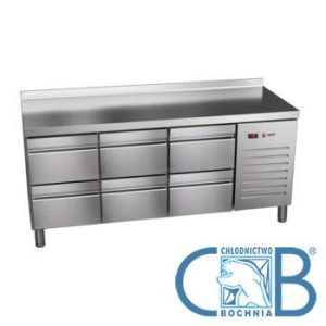 Stół chłodniczy 1-drzwiowy z szufladami Essenzial Line Asber ETP-6-200-06 HC SB40