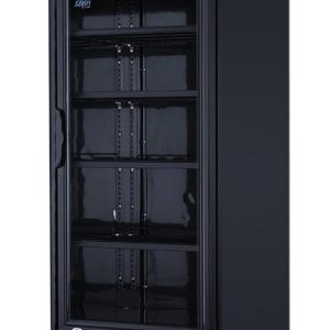 Witryna chłodnicza przeszklona czarna LG 400 ( 350 ) BLACK