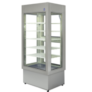 SZAFA CHŁODNICZA PRZESZKLONA z 4 stron SELENA  500l.