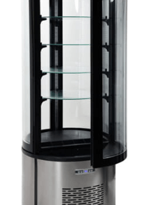 Witryna chłodnicza 100L przeszklona, okrągła (ARC-100R)